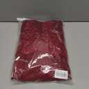 Women's Off The Shoulder Embroidered Lace Maxi Wedding Dress Boho Wedding Guest Formal Party Maternity Photoshoot Dresses (Red, XXL)