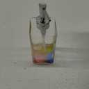 Lotion Pump Iridescent Clear/Soap Modern Contemporary Glass