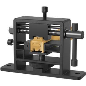 Handgun Sight Pusher Heavy Duty Tool for Precise Rear Sight Removal and Adjustment, Adjustable Base for Square Slides