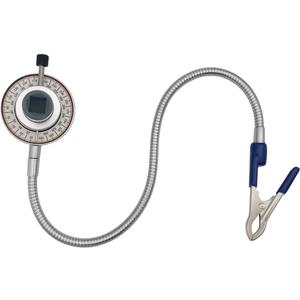 VASTOOLS Torque Angle Meter, 1/2" Drive Wrench Angle Gauge, 14" Flexible Clip Arm, CR-V Steel