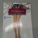 Hanes Women's Silk Reflections Non Control Top, Sheer Toe, Silky Sheer Pantyhose (Barely There)