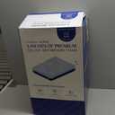 3 Inch Gel Memory Foam Mattress Topper Queen, Cooling Mattress Topper with Removable & Washable Bamboo Cover, CertiPUR-US Certified