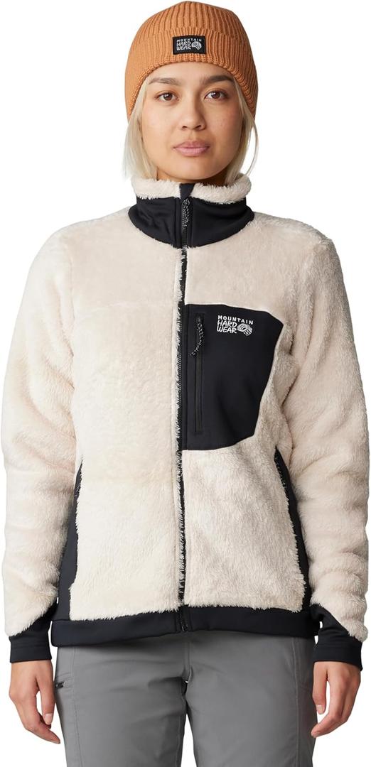 Mountain Hardwear Women's Polartec High Loft Jacket (X-Large, Talc)