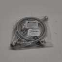 4FT Premium Steam Dryer Hose Installation Kit-Include 4 Ft 90 Degree Elbow Stainless Steel Hose,1 Foot Inlet Adapter Hose and Y Connector-Fit for All Steam Dryers by AMI PARTS
