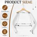 Sliner Metal Body Shape Clothing Form Hangers Mannequin Adjustable Dress Display Hanger for Women Tops Jackets Thick Strip Female Torso for Retail Boutique Photography (Thick Strip), 15 inches x 19.7 inches