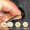 Nylon Universal Cable Tie Buckle Zip Tie (3.5) Automotive Push Mount Small Assorted Zip Ties Tool Heavy Duty Self Locking UV Resistant Plastic Cable Ties for Car Daily Repair (200)