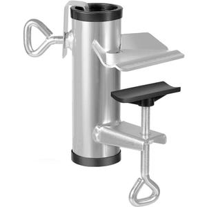 Patio Umbrella Holder Deck Umbrella Clamp Heavy Duty Steel Patio Umbrella Clamp Bench Buddy Deck Umbrella Stand Fixed Clip for Deck,Bleachers,Tailgates,Railing,Boats,Poles,Fences,Picnic Table (Silver) Patio Umbrella Holder Deck Umbrella Clamp Heavy Duty Steel Patio Umbrella Clamp Bench Buddy Deck Umbrella Stand Fixed Clip for Deck,Bleachers,Tailgates,Railing,Boats,Poles,Fences,Picnic Table (Silver)