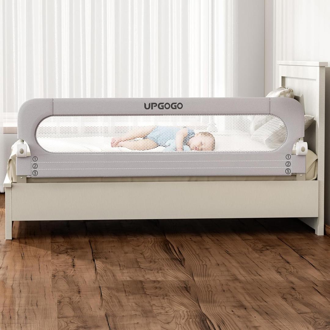 Folding Bed Rail for Toddlers,Baby Bed Rail Guard with Reinforced Anchor Safety System,Fit Bunk,Full Size,Queen,King,Twin(Grey,71"x23.6") Folding Bed Rail for Toddlers,Baby Bed Rail Guard with Reinforced Anchor Safety System,Fit Bunk,Full Size,Queen,King,Twin(Grey,71"x23.6")