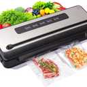 Brigii Vacuum Sealer Machine, Efficient Food Sealer with Built-in Cutter, Compact Food Vacuum Sealer with Bags and Air Hose for All Saving Needs