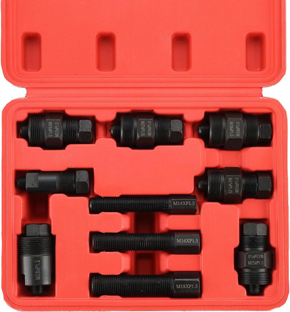 Motorcycle Flywheel Puller Set, 10PCS Flywheel Puller Tool, Universal Flywheel Puller Set Compatible for Motorcycle Bikes, Honda, Suzuki, Bosch, Kawasaki, Ducati, Yamaha Flywheel
