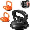 Dent Puller,3 Pcs Car Dent Puller Powerful Car Dent Suction Puller,Dent Remover Tool for Car,Car Dent Repair Kit for Car Dent Repair,Tiles Lifting,Objects Moving (1 Large Black+2 Small Orange)