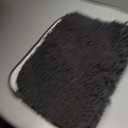 OLANLY Small Bathroom Rugs 24x16, Extra Soft Absorbent Chenille Bath Rugs, Rubber Backing Quick Dry, Machine Washable Bath Mats for Bathroom Floor, Tub and Shower, Home Decor Accessories, Dark Grey