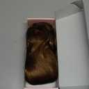 REECHO Ponytail Extension, 18 inch Wavy Drawstring Ponytail Hair Extension for Women, Natural Synthetic Fake Pony Tails Hair Extensions Clip in Hairpiece for Women, Chocolate Brown