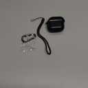 V-MORO Compatible with Airpods 4th Generation Case Genuine Leather Airpod 4 Case Cover(2024)[Front LED Visible] iPods 4 Earbuds Charging case Protective Cover Skin Black Men