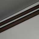 Lineshading 2 Sets Door Sweep Plastic PVC 1 3/4" x 36" Slide on Bottom Exterior Door Seal Strip for Weather Stripping Draft Stopper (Brown)