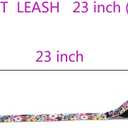 Martingale Dog Collar - No Pull Training Collar with Flower Multicolor Cute Patterns - Premium No Slip Collar with Slidable Stop Ring for Small, Medium, Large Dogs (L, Black Set)