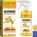 2 x 1Pcs Natural Beeswax Spray, Beeswaxs Essential Oil Wax, Beeswax Wood Polish,Furniture Polish, Wood Cleaner Repairing and Care Spray, Restores Shine & Removes Scratches.