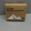 2-Pack Waterproof Baby Crib Sheets for Boys, Girls - 52x28 Viscose Derived from Bamboo Toddler Bed Sheet Neutral, Fitted Crib Mattress Protector Cover for Baby Bedding, Soft & Gentle (Soft White)