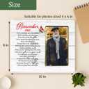 Memorial Cardinal Gifts Picture Frame for Loss of One, Sympathy Gifts, Remember Me Wooden Picture Frames