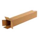 BOX USA Shipping Boxes 4"L x 4"W x 24"H, 25-Pack Tall Corrugated Boxes for Shipping, Packaging, Moving, Storage Box for Home or Business, Strong Wholesale Bulk Boxes