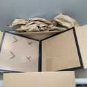 14x14 Picture Frame Set of 2, Black Square Photo Frames High Transparent Wall Gallery Desktop Horizontal Vertical for Canvas Collage Photo Poster Certificate 14 x 14 inches