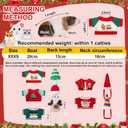 10 Pcs Guinea Pig Clothes, 5 Guinea Pig Costume Outfit, 5 Mini Hat with Adjustable Strap Small Animal Warm Vest Sweater Cozy Hand Knitted Hat for Hamster Bunny(Classic,XXS)