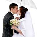 Reginary 10 Pack Clear Wedding Umbrellas Auto Open Windproof Transparent Large Clear Bubble Stick Umbrella Bulk with J Hook Handle for Outdoor Bride Groom Ceremony Adults Kids Rain