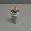 Bambaw Insulated Water Bottle 350ml, White Water Bottle, Stainless Steel Water Bottle, Leakproof Water Bottle, White Metal Water Bottle, 350ml Insulated Water Bottle  Polar White