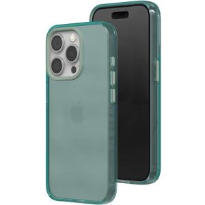 RhinoShield JellyTint Transparent Protective Case Compatible with [iPhone 15 Pro] | Exceeds Military Drop Standards, Scratch Resistant, Shockproof, Trendy Colors - Moody Green