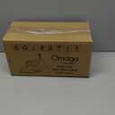 OMAIGA Steam Iron for Clothes, 1500W Iron with Rapid Heating, Non-Stick Ceramic Soleplate, Burst of Steam, Self-Cleaning, Auto-Off, Anti-Drip, 11.84oz Water Tank Ironing Clothes for Home, Black