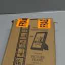 TWING 5x7 Picture Frames Set of 6, Rustic Picture Frame 4x6 with Mat or 5X7 Without Mat, Tabletop Display Wall Mounting Collage Photo Frames Brown Walnut Wood Pattern