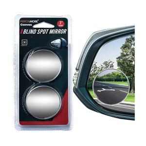 Performore 2 Pack of Blind Spot Car Mirrors, 2 Inch Round HD Glass Convex Rear View Wide Angle Side Mirror Blindspot with Self Adhesive Back for Universal Vehicles