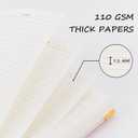 Hardcover Spiral Notebook Journal 8.5 x 11,300 Pages College Ruled Notebook, Lined Thick Journals for Women Men,A4 Thick Spiral Journal for Writing,110GSM Paper, Spiral Notebooks for Work School Black