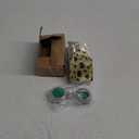 Ealipoi Kento Nanami Cosplay Tie Anime Cosplay leopard Print Tie With Glasses (Green)