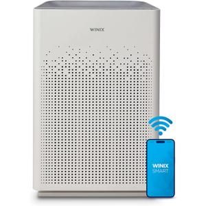 WINIX AM90 Air Purifier for Home Large Room Up to 1740 Ft in 1 Hr With Air Quality Monitor, True HEPA, Carbon Filter and Auto Mode, Captures Pet Allergies, Smoke, Dust (White)