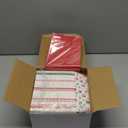 50 Pack Paw Food Trays with Wax Paper, Disposable Paper Food Boats for Nachos Popcorn Hot Dogs, Greaseproof Serving Baskets for Dog Birthday Movie Night Parties Carnival Stand Supplies