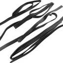 MOTOALL Weatherstrip Seal Rubber Strip Front Rear Door Glass Run Channel Fit for Toyota Land Cruiser 1991-1997 for Lexus LX450 1996-1997 Replaces 6814160010 6815160010 6814260011 6815260011