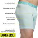 adidas mens Stretch Cotton Boxer Brief Underwear (4-pack) (Gray, M)