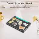 CoBak Case for 7" Ereader 2024 - New PU Leather Cover and Clear Soft Silicone Back Cover with Auto Sleep Wake Feature (Sage Glitter)