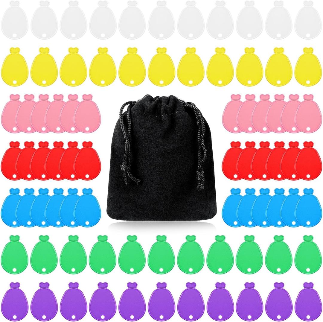 Lenwen 80 Pcs Balloon Weights Plastic Colorful Weights for Balloons for Birthday Party Decoration Wedding Holiday Celebration(Balloon Shaped,Rainbow) (Red, Pink, Purple, Blue, Green, Yellow, Orange)