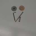 PATIKIL 2Pcs Door Hole Cover Plate, (Coppery) Stainless Steel Deadbolt Cover Plate Door Knob Hole Filler Plates with 3.54" Connecting Screws, Suit for - 1-3/8" Holes/Door/Cabinet/Wall