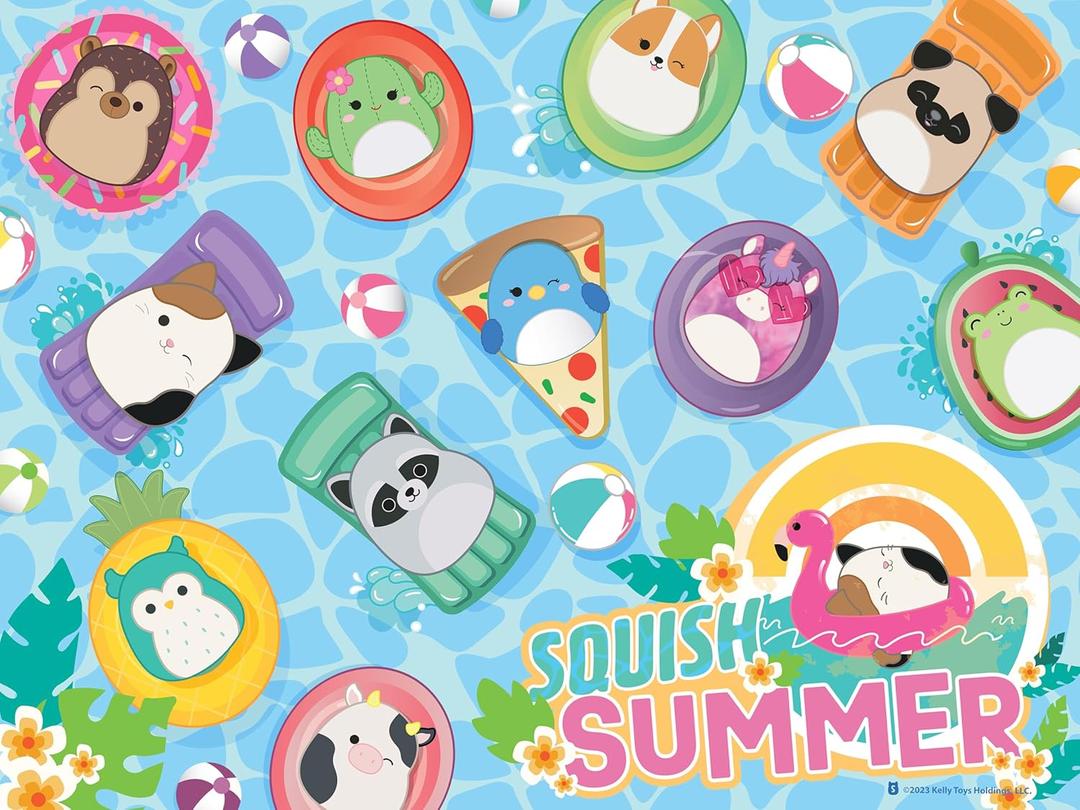 Buffalo Games - Squishmallows - Pool Party - 500 Piece Foil Jigsaw Puzzle
