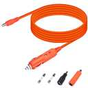 14AWG Car Charging Cable, Compatible with Jackery 1000 v2/1000Plus/2000Pro/2000Plus/3000Pro/BLUETTI/Anker Portable Power Station, Cigarette Lighter Charger DC Adapter Cord DC8020 Plug, 2M/6.6FT