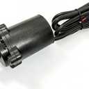 12v Submersible Water Pump 1/2 inch Outlet Brushless Circulating Pump, Outdoor Fountain Pump, No Plug (Outlet-0.5in/15mm, Inlet-0.5in/15mm)