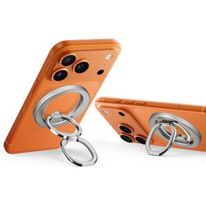 ESR Magnetic Phone Ring Holder, for MagSafe Ring Holder, Magnetic Phone Grip with Adjustable Stand, Compatible with MagSafe Phone Grip, for iPhone 17/16/15/14/13/12, S25, Pixel 10, Natural Titanium