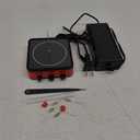 Music Tesla Coil Wireless Power Transmission 2022 New Desktop Mini Tesla Coil Touch Palm Lightning (Red Frame Black Body)