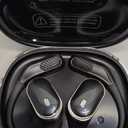 Open Ear Wireless Earbuds Bluetooth 5.4 Headphones, 50H Playtime Stereo Earphones with ENC Noise Cancelling, IPX7 Waterproof Ear Buds with Ergonomic Earhook for Sports/Fitness/Travel/Workouts (Black)