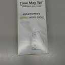 Time May Tell Mens Merino Wool Hiking Cushioning Socks For Outdoor Wool-Socks-For-Mens 3 Pack (Blackgreenblue(3 Pairs))