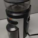 Espressione Professional Conical Burr Coffee Grinder, Black/Silver, 8.5-Oz.