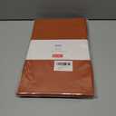 maxmill Jacquard Square Tablecloth Stain Resistant Waterproof Wrinkle Resistant Washable Soft Table Cloth, Decorative Fabric Table Cover for Dining Room, Indoor and Outdoor Use, 52 x 52 Inch, Rust